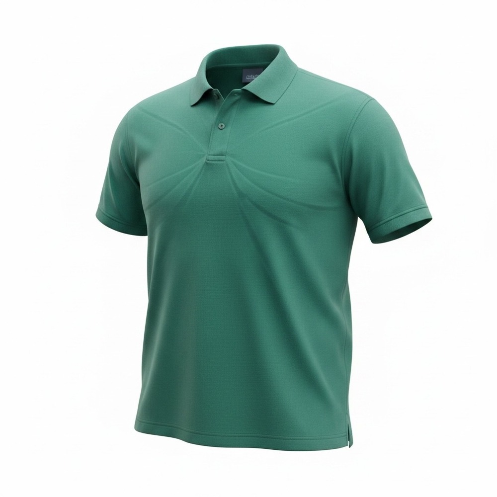 Jos. A. Bank Travelers Collection Green Cotton Pique Polo Shirt Mens XL